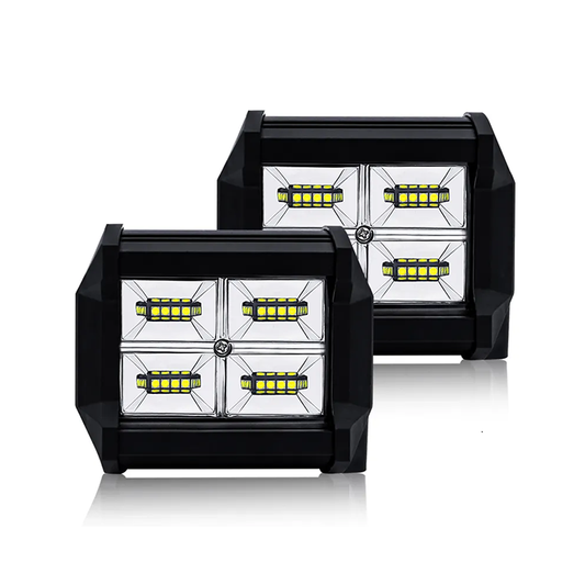 Set 2 x proiectoare auto LED, 96W/set, 3 inch, 10/30V