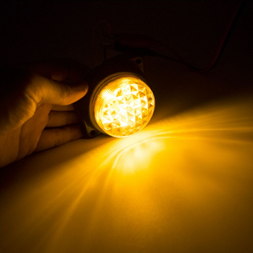 Set 2 x Lumini gabarit LED 12/24V, rotunde, diverse culori