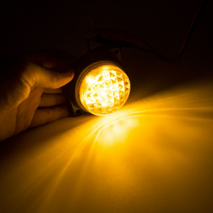 Set 2 x Lumini gabarit LED 12/24V, rotunde, diverse culori