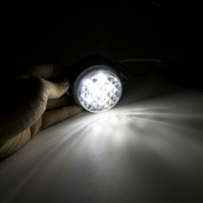 Set 2 x Lumini gabarit LED 12/24V, rotunde, diverse culori