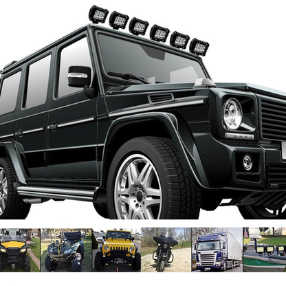 Set 2 x proiectoare auto LED, 140W/set, 10/30V, 20LED