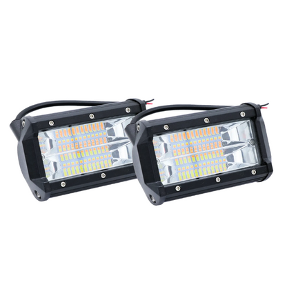 Set 2 x proiectoare auto LED, 72W/proiector