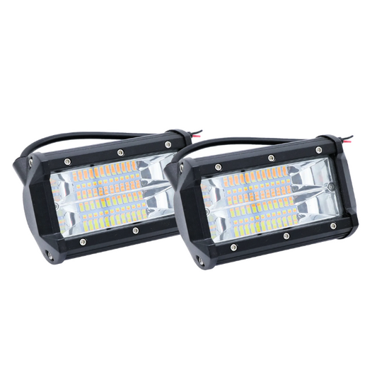 Set 2 x proiectoare auto LED, 72W/proiector