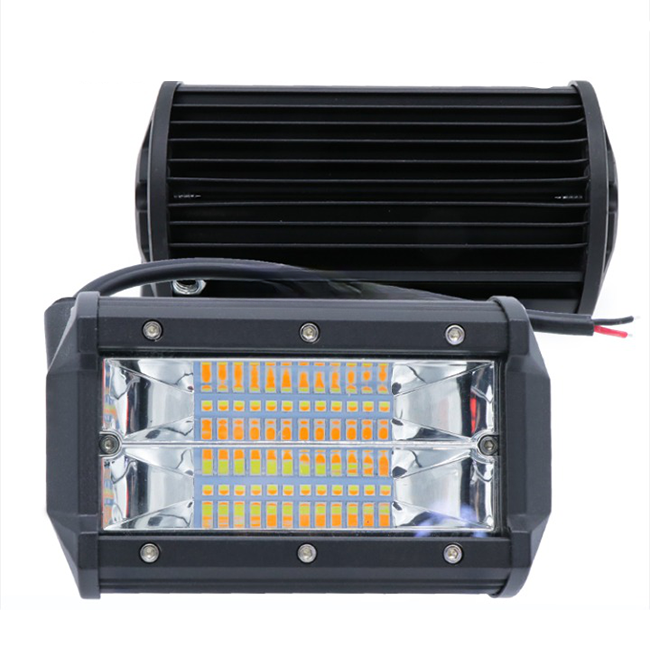 Set 2 x proiectoare auto LED, 72W/proiector