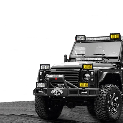 Set 2 x proiectoare auto LED, 72W, 6500K, 12V, IP68, 18LED