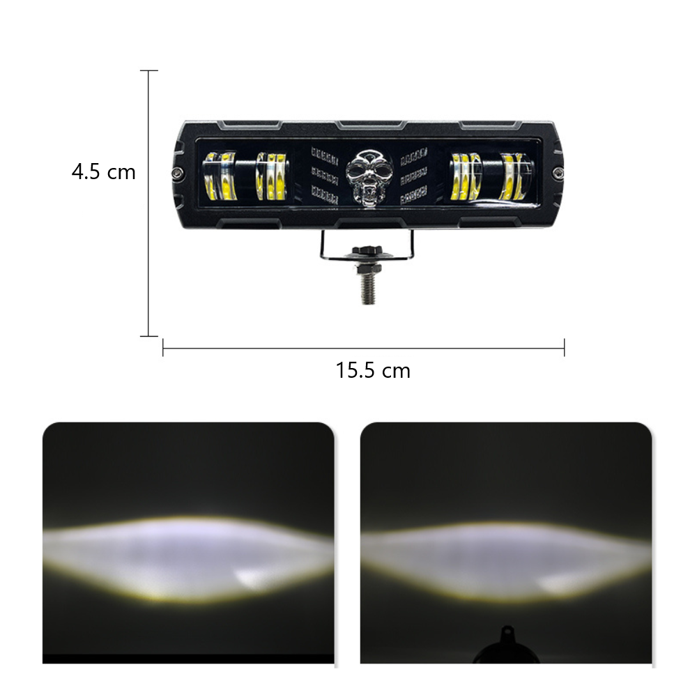 Proiector auto/moto LED 40W, 10/80V, multiple moduri de iluminare