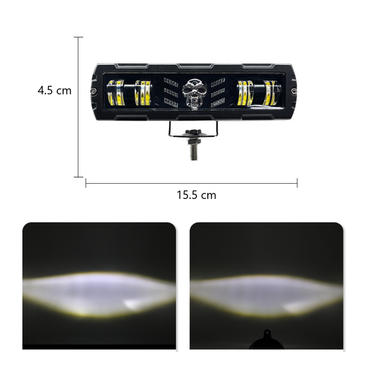 Proiector auto/moto LED 40W, 10/80V, multiple moduri de iluminare