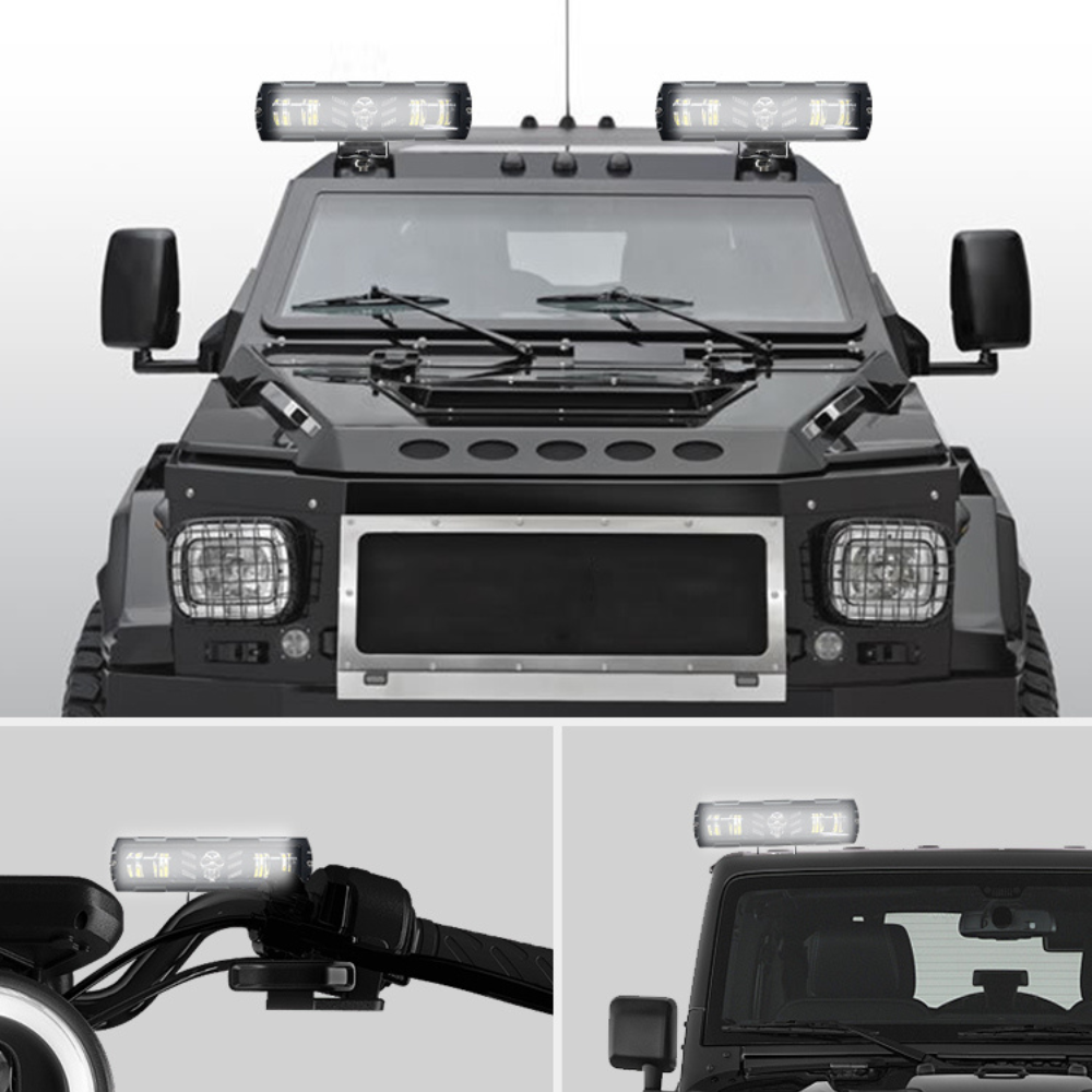 Proiector auto/moto LED 40W, 10/80V, multiple moduri de iluminare