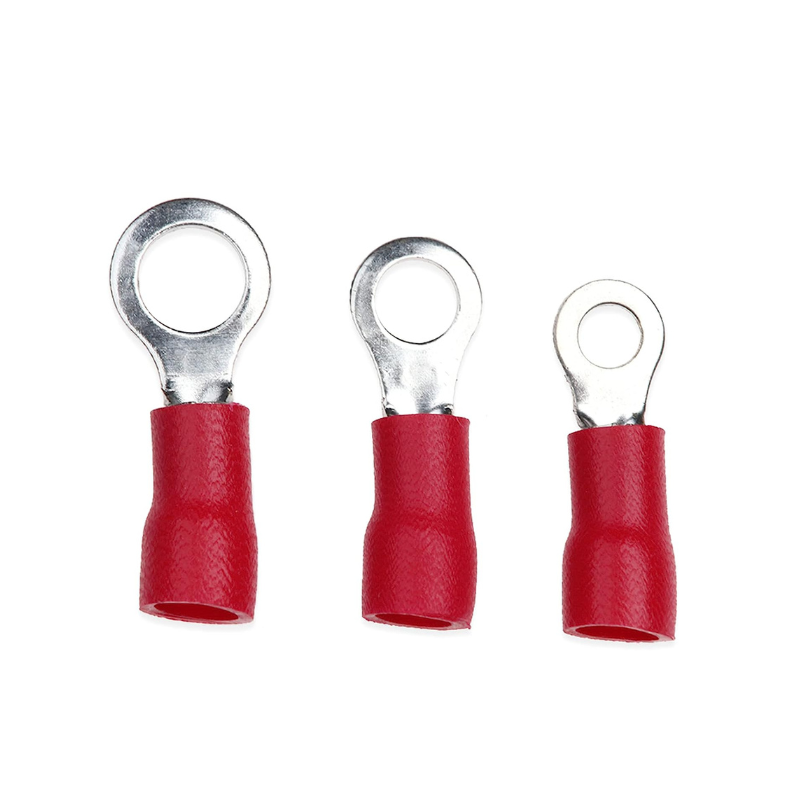 Trusa conectori electrici, 102 piese, 4 culori, cupru/PVC