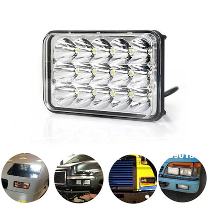 Set 2 x Proiectoare auto 15LED, 2 faze, 180W/set