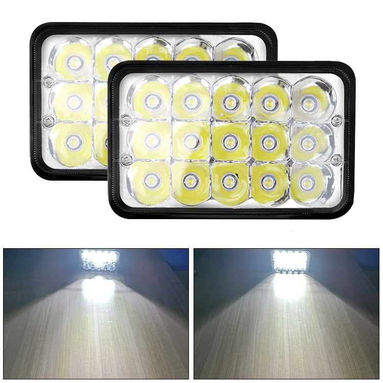 Set 2 x Proiectoare auto 15LED, 2 faze, 180W/set