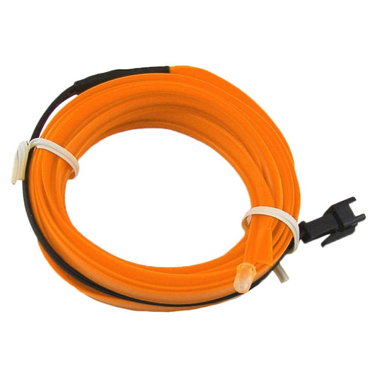 Banda neon auto, flexibila, 12V, 2m, portocaliu