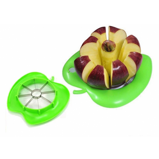 Dispozitiv pentru feliat mere, 6 felii, verde