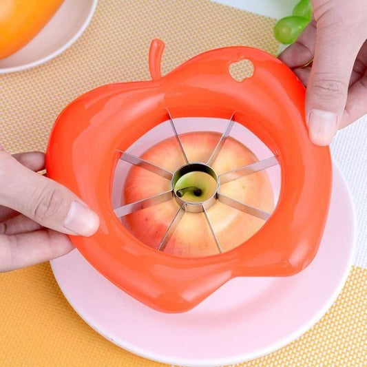 Dispozitiv pentru feliat mere, 6 felii, portocaliu
