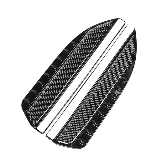 Set 2 x protectie oglinzi auto, fibra de carbon