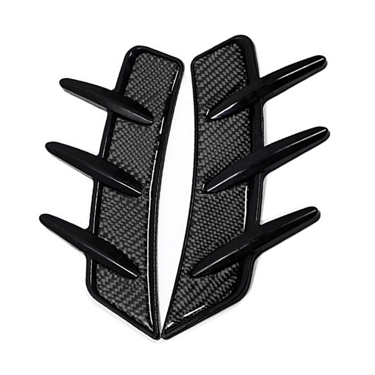 Set 2 x ornament aripi auto, universal, fibra de carbon