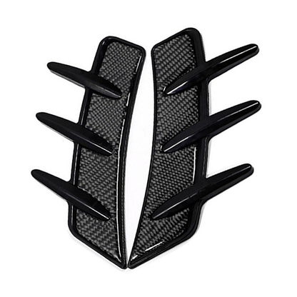 Set 2 x ornament aripi auto, universal, fibra de carbon