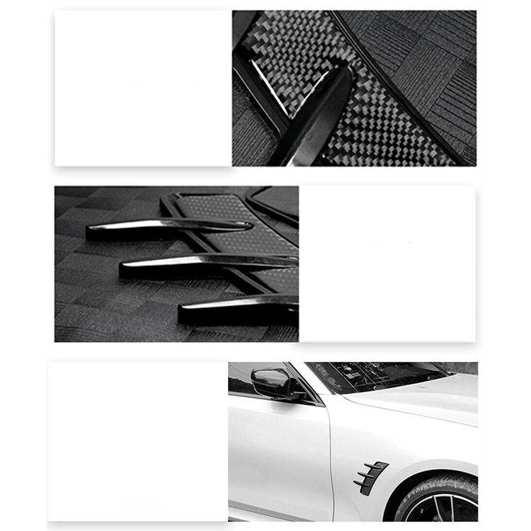 Set 2 x ornament aripi auto, universal, fibra de carbon