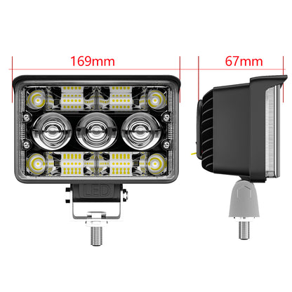Set 2 Proiectoare auto, 300W/set, 2 faze iluminare