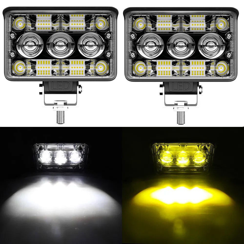 Set 2 Proiectoare auto, 300W/set, 2 faze iluminare
