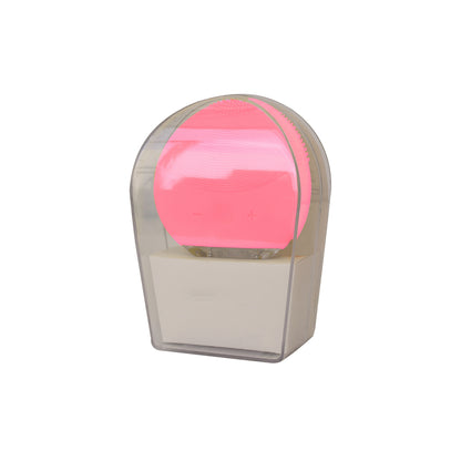 Perie electrica pentru fata din silicon, roz