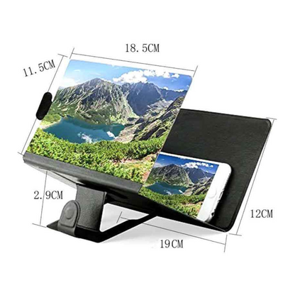 Ecran lupa marire imagine telefon, negru