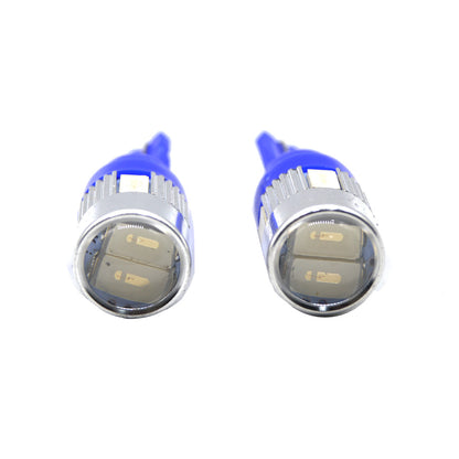 Set 2 x becuri auto LED, T10, 6 SMD, 5W, canbus, 7500K