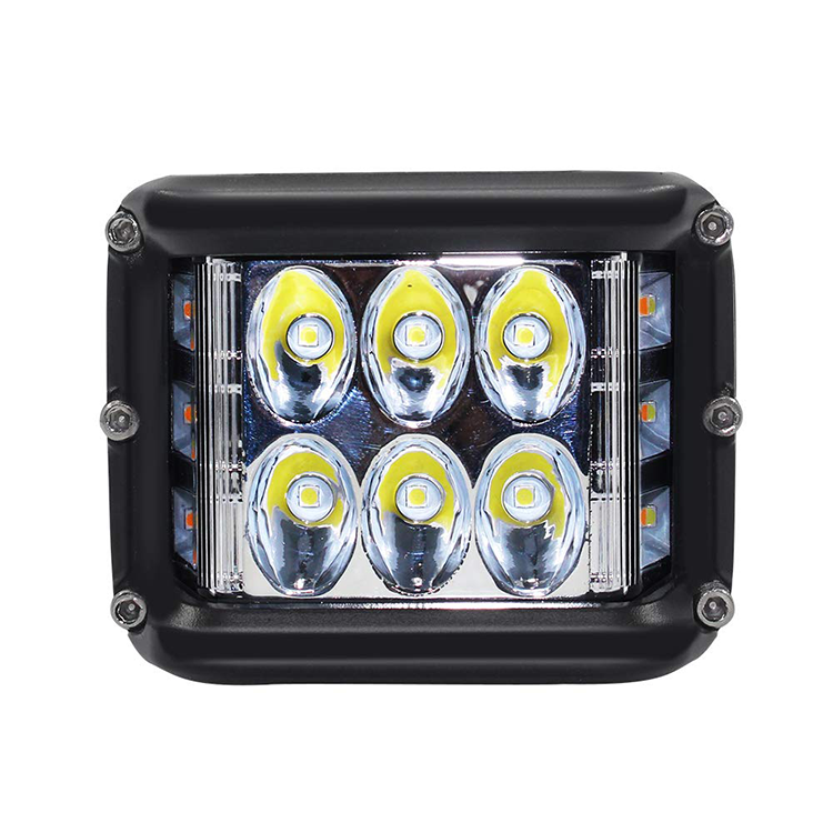 Set 2 x proiectoare auto LED, 144W/set, 6500K