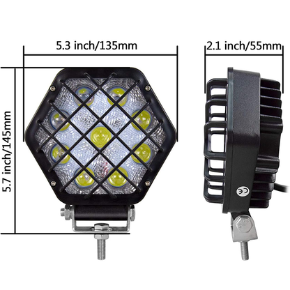 Set 2 x proiectoare auto 9LED, 180W/set, 10/30V