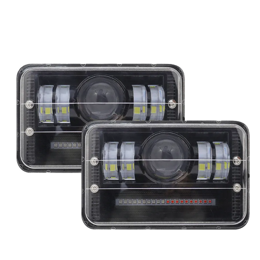 Set 2 x proiectoare auto LED lupa, 240W/set, 14000 lumeni