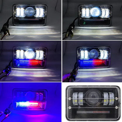Set 2 x proiectoare auto LED lupa, 240W/set, 14000 lumeni