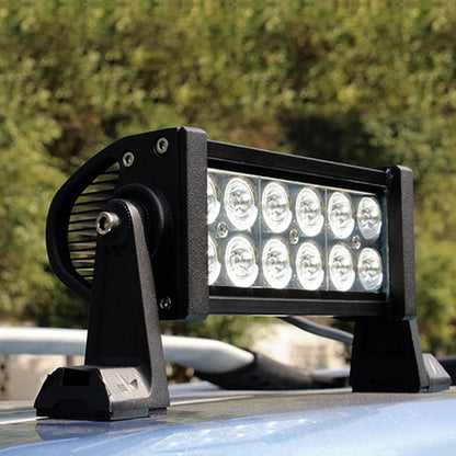 Set 2 proiectoare auto LED cu suport, 120W/set, 12 LED, 12/36V