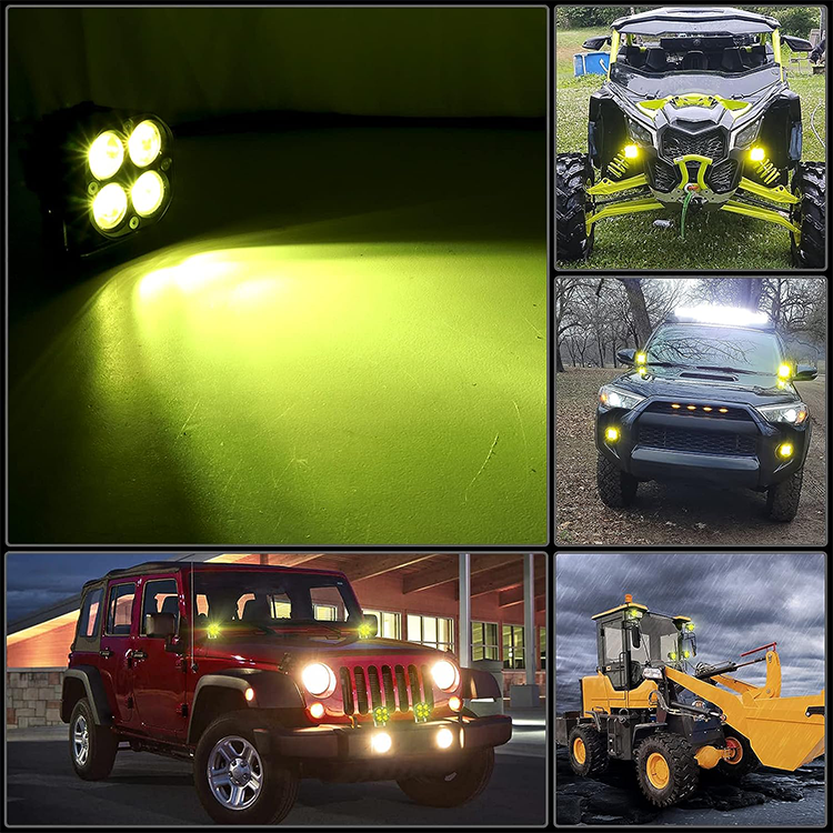 Set 2 x proiectoare auto 4LED, 140W/set