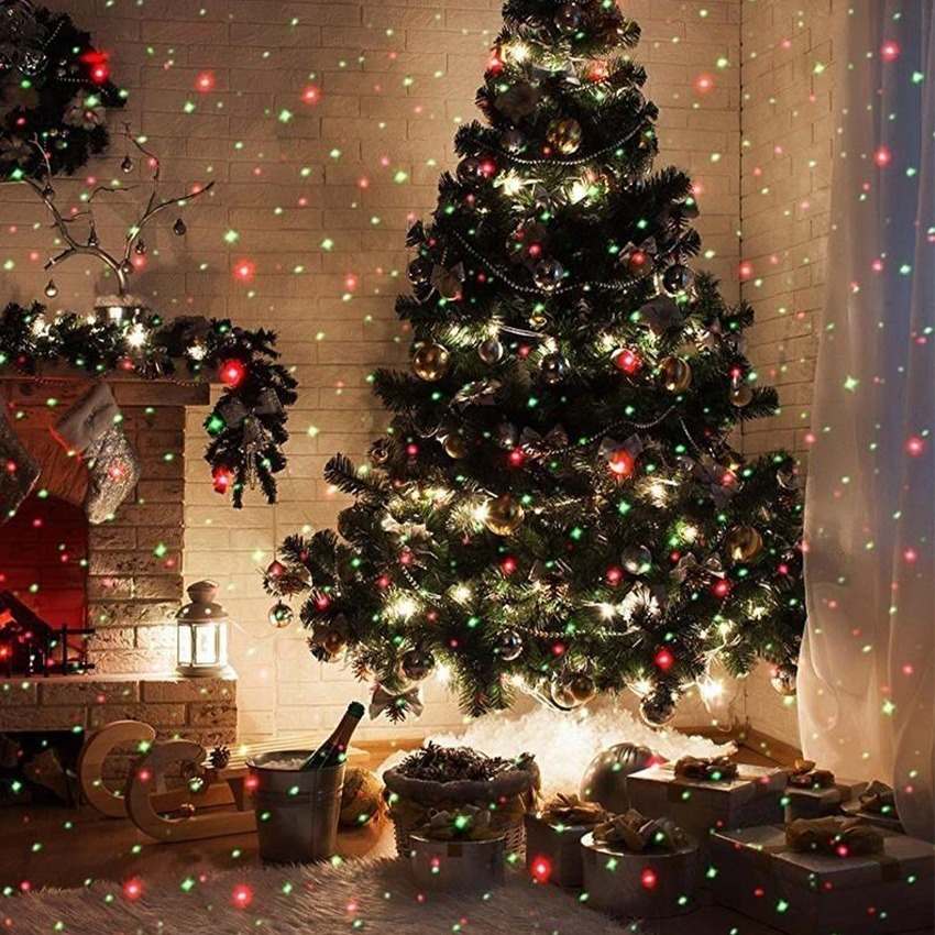 Proiector rosu verde, metalic, 110/220V, rosu/verde