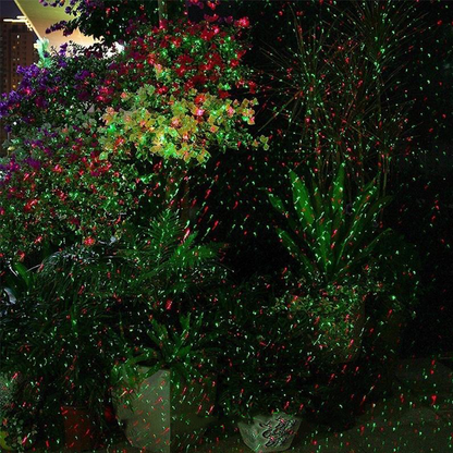 Proiector rosu verde, metalic, 110/220V, rosu/verde