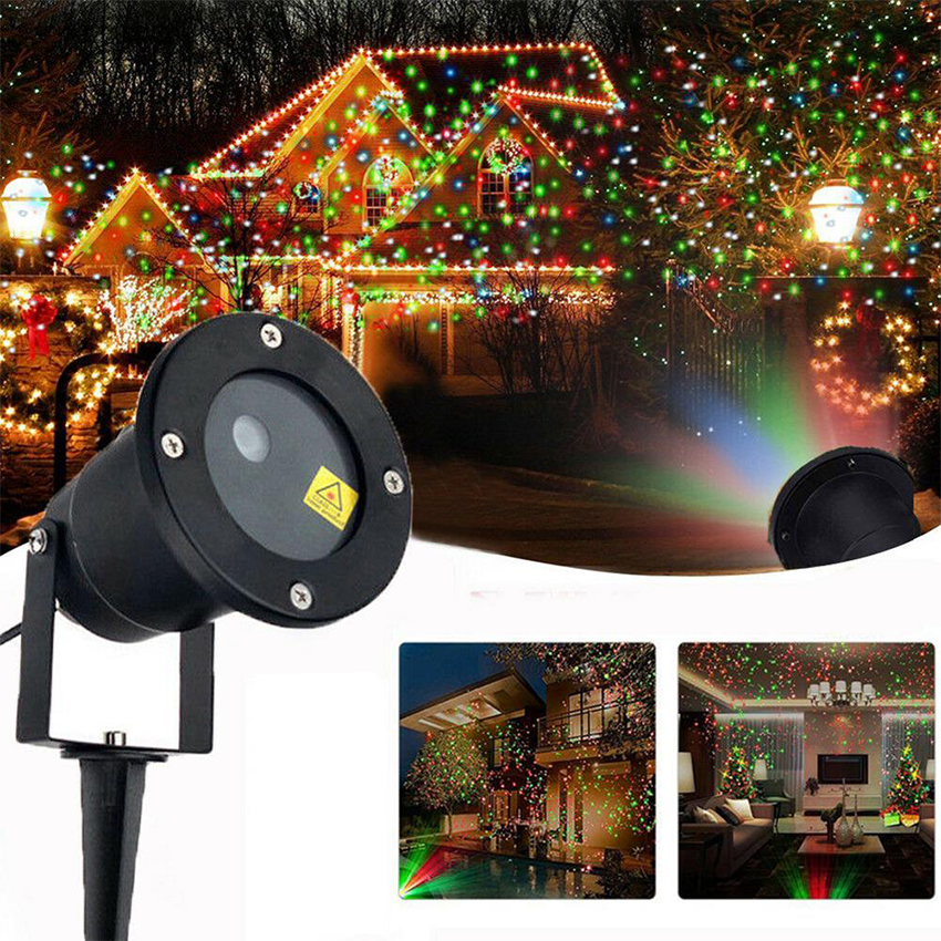 Proiector rosu verde, metalic, 110/220V, rosu/verde