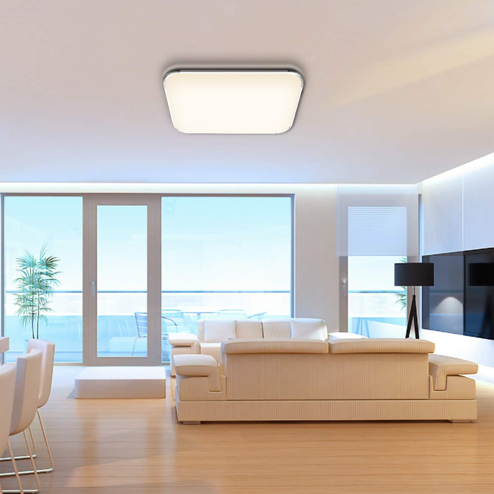 Aplica LED patrata, 52cm, 24W, 220V, 6400K