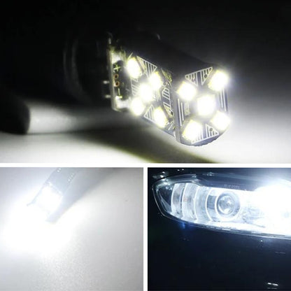 Set 2 x Becuri auto T10 15SMD 5W, canbus, 6000K, 1800lm, 12/24V
