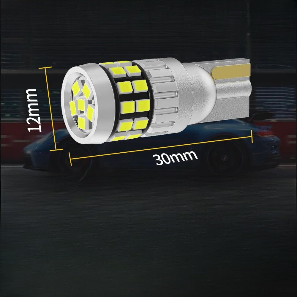 Set 2 becuri LED 30SMD, canbus, 12V, W5W, 3600lm/set, 6000K
