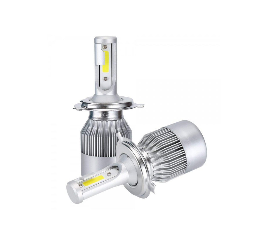 Set 2 x becuri auto LED H4, 72W/set, universale, 72LED