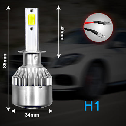 Set 2 becuri auto LED, H1, 6000K, 72W/set, 48LED