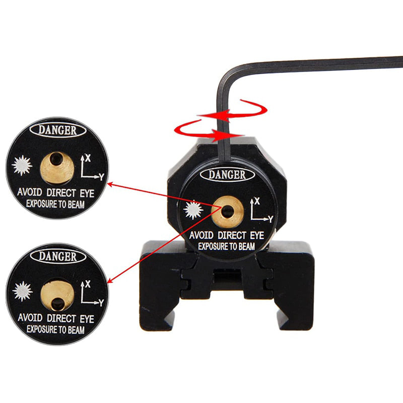 Punctator fascicul luminos pentru sina RIS 20 mm