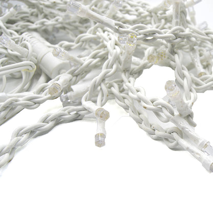 Instalatie perdea luminoasa, 4m, 120LED V8, alb