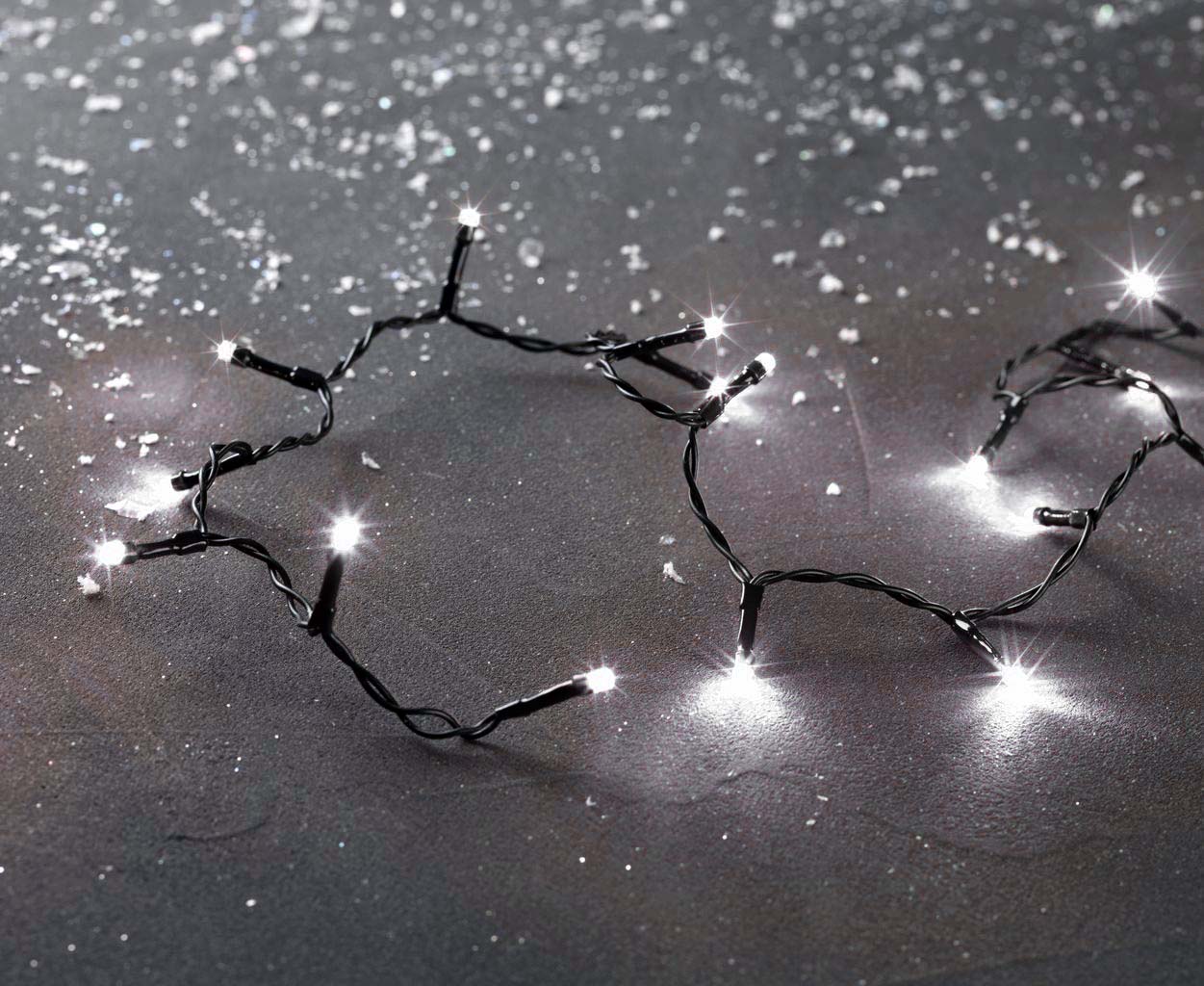 Instalatie luminoasa, 16 metri, 200LED, alb rece