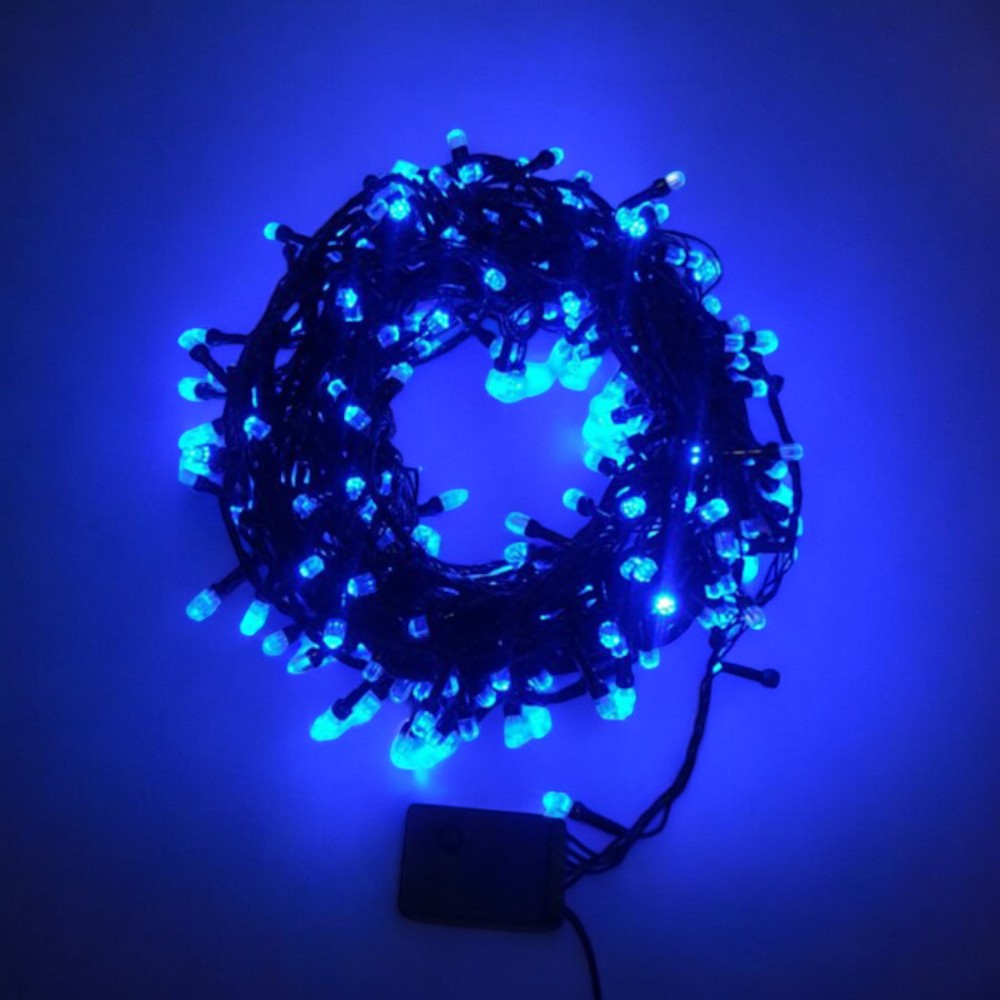 Instalatie liniara luminoasa, 300LED, 23 metri, albastru