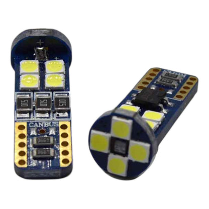 Set 2 x Becuri auto LED CBT 507, canbus, 12SMD, 6500K, W5W/T10