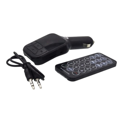 Modulator FM auto cu telecomanda, USB, cablu AUX
