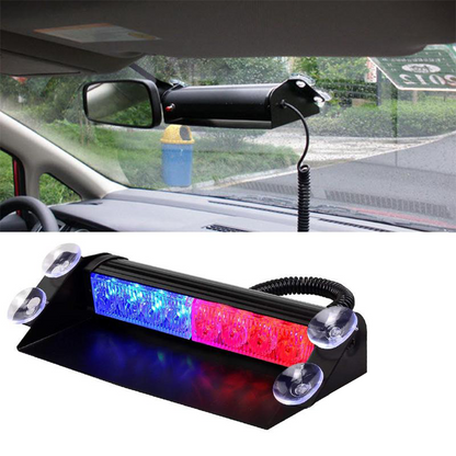 Lampa HB 803C LED stroboscop, montaj parbriz, 8W