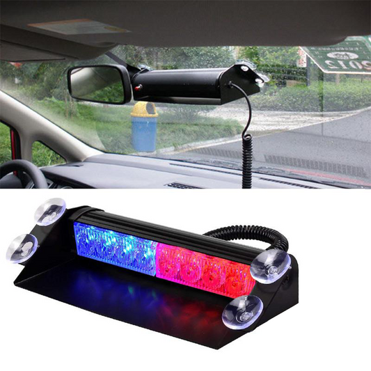 Lampa HB 803C LED stroboscop, montaj parbriz, 8W