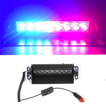 Lampa HB 803C LED stroboscop, montaj parbriz, 8W